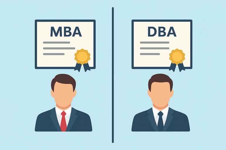 مدرک MBA و DBA چیست؟ – راهنمای جامع + تفاوت‌ ها، کاربردها و مزایا